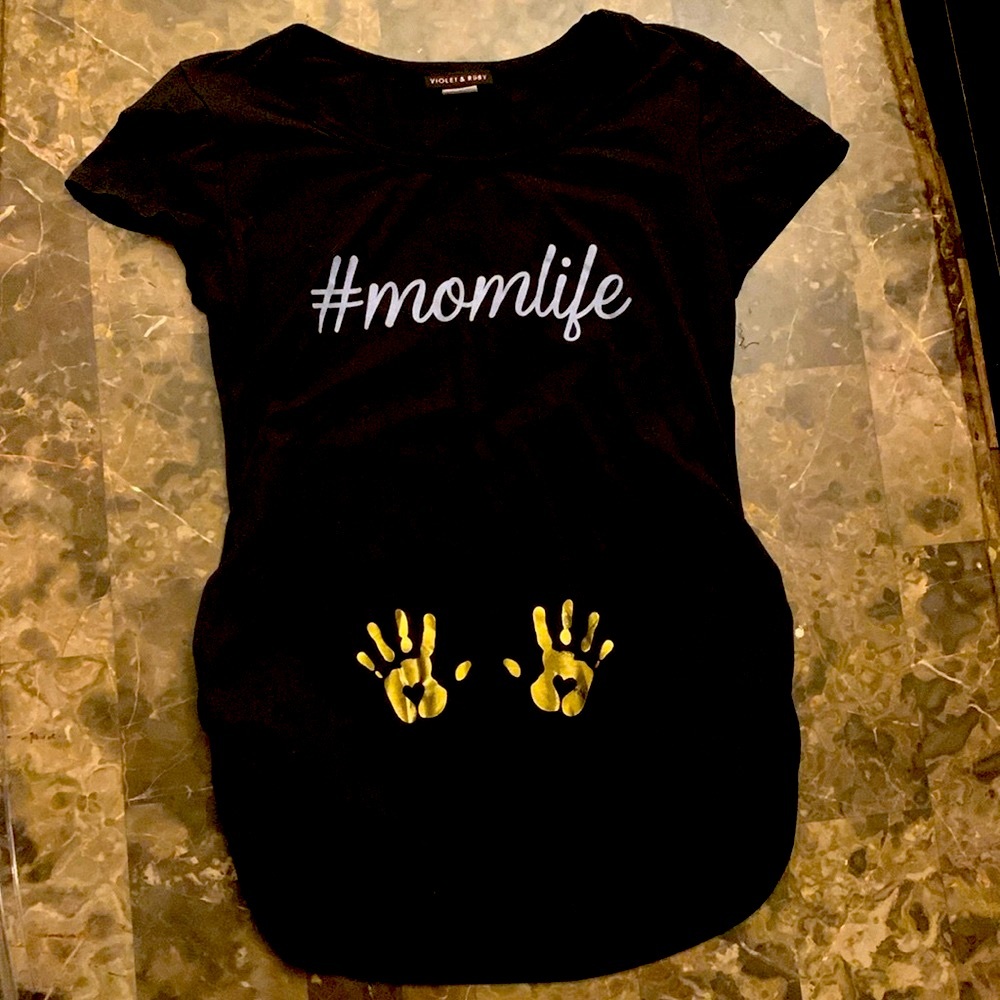 Violet & Ruby momlife two hand print